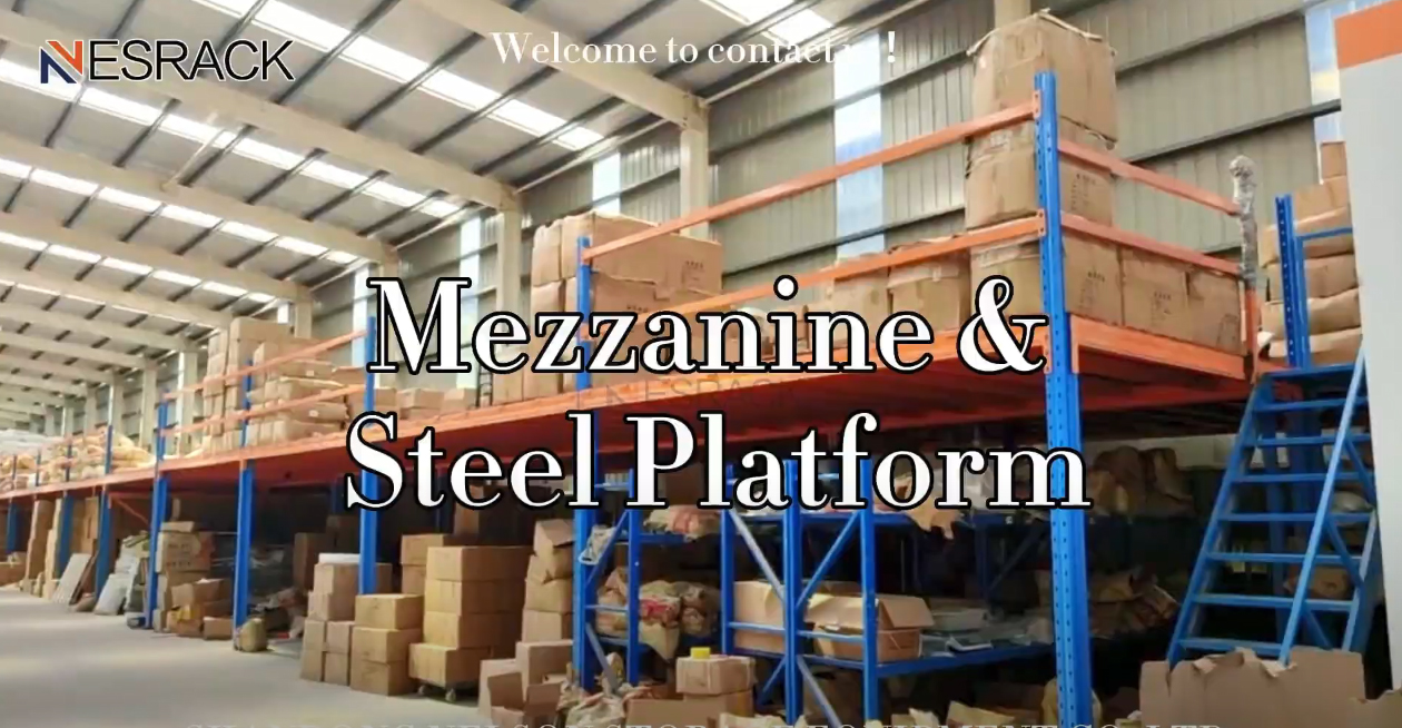 Mezzanine et plate-forme en acier