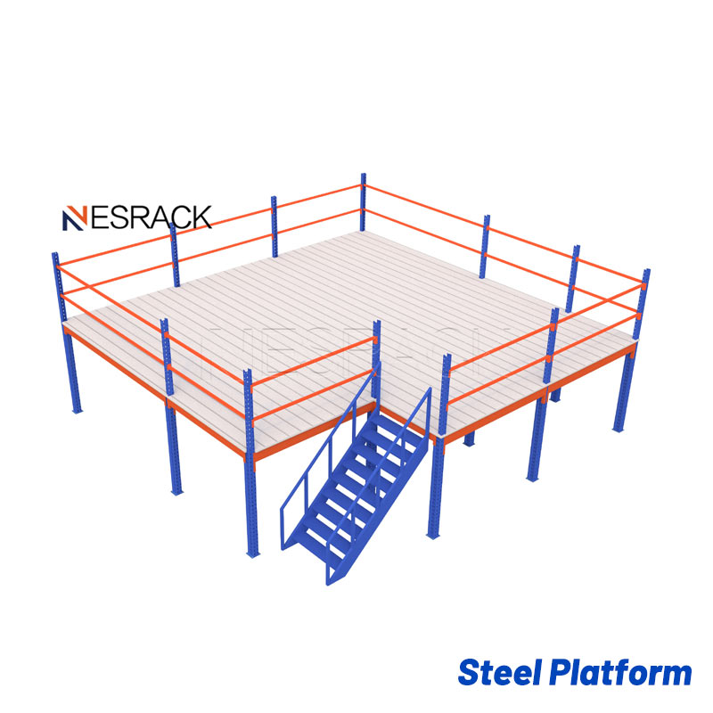 Mezzanine et plate-forme en acier