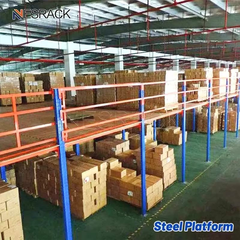 Mezzanine et plate-forme en acier