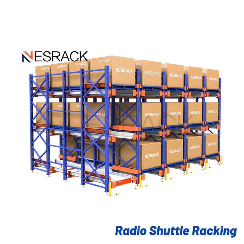 Rayonnage pour navette radio