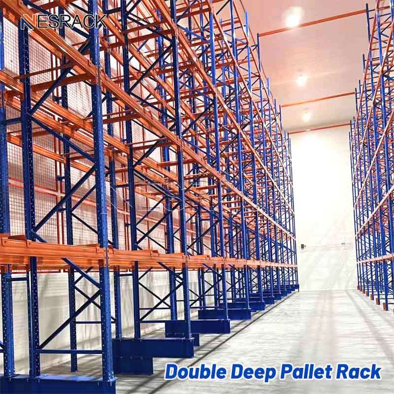 Estante para paletes de profundidade dupla