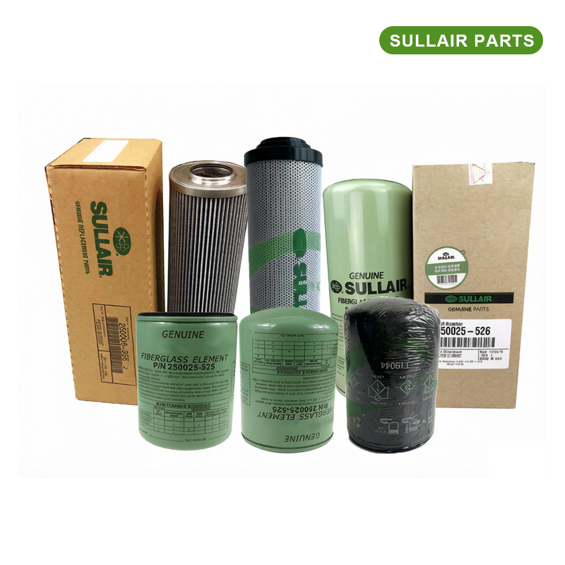 Sullair lubricating oil and air filters
