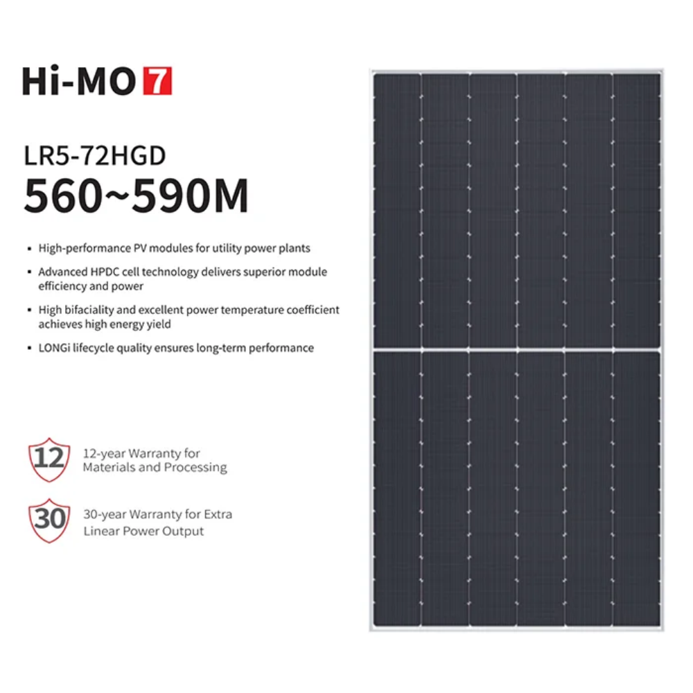 Longi Solar Hi-Mo 7 LR5-72HGD 560-590M