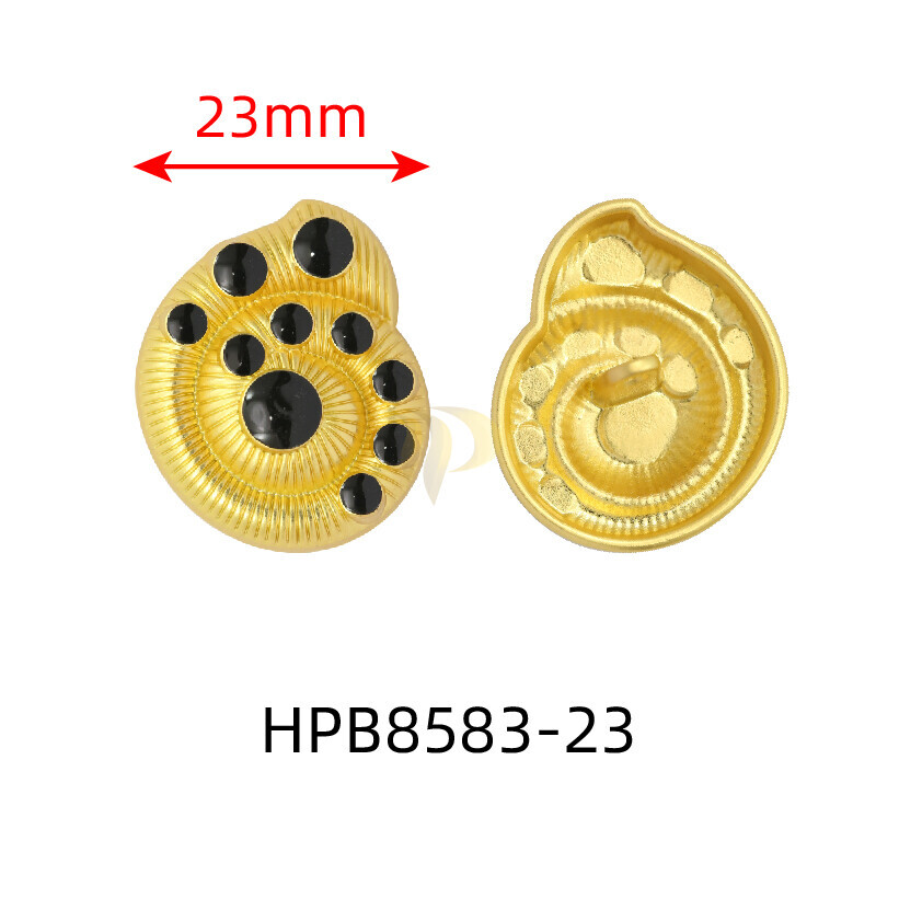 Decorative Button with Inlaid Beads