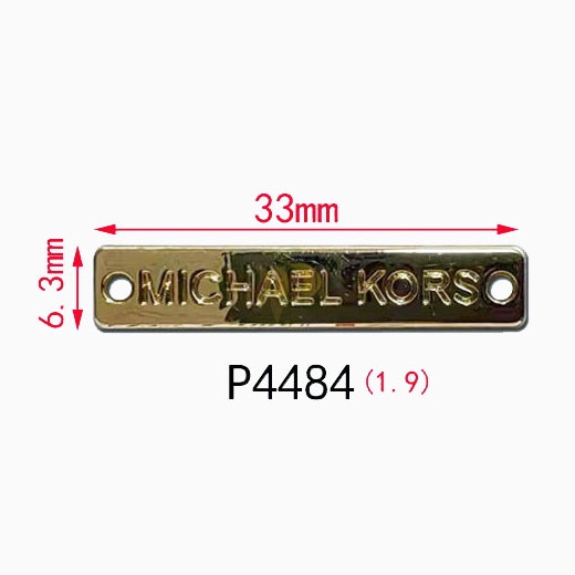 Letter horizontal label