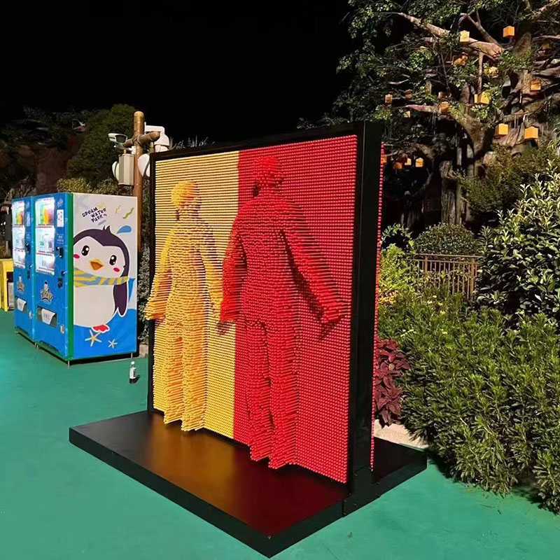 3D Pin Impression Wall