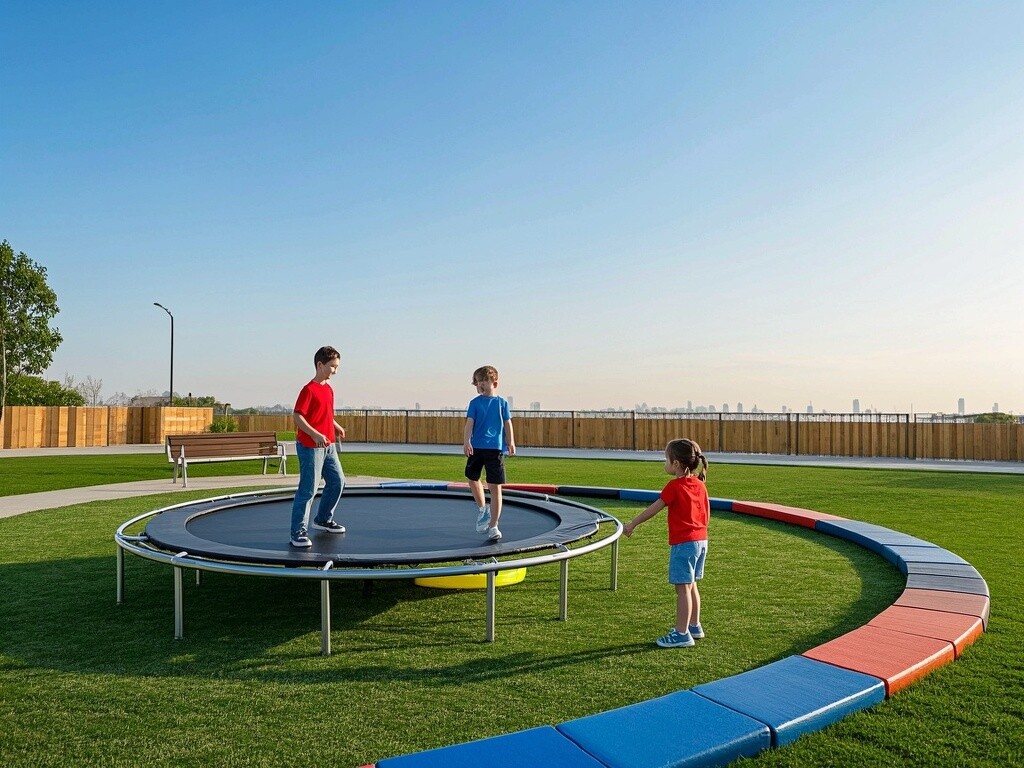 Why Choose In-Ground Trampolines for Commercial Parks?