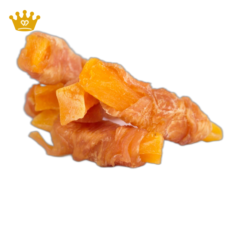 Sweet Potato Wrapped With Chicken