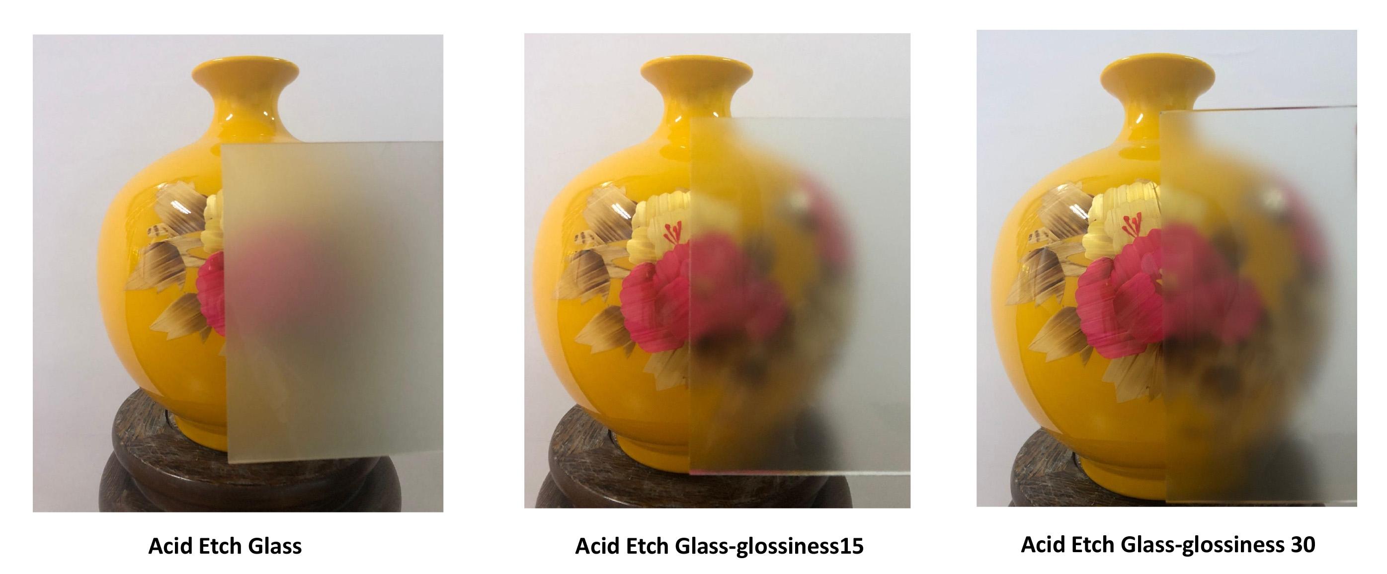 Acid Etched Glass