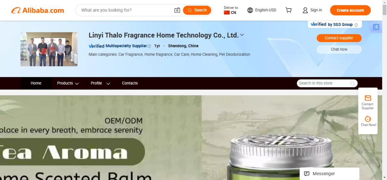 Thalo Fragrance Officially Enters Alibaba International Site, Embarking on a New Journey in the Global Market​