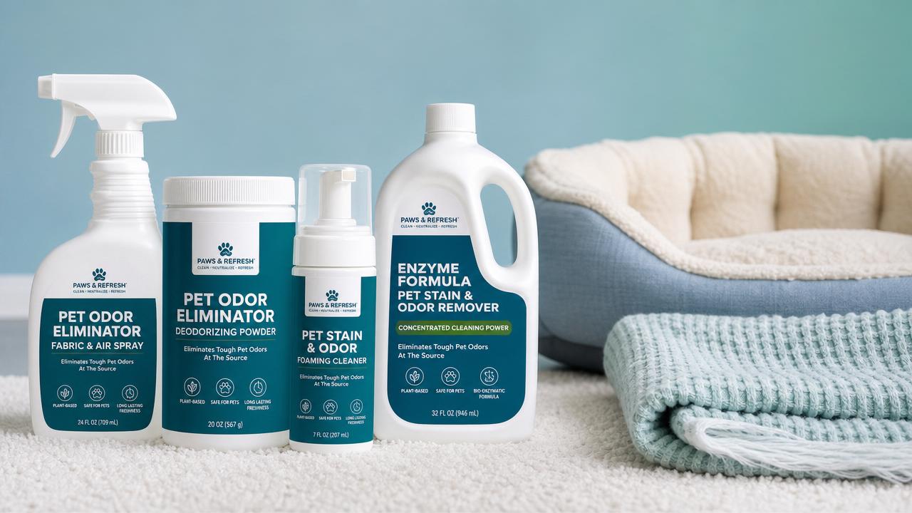 Pet Deodorizer Types Compared: Sprays, Powders, Foams, and Enzyme Formulas