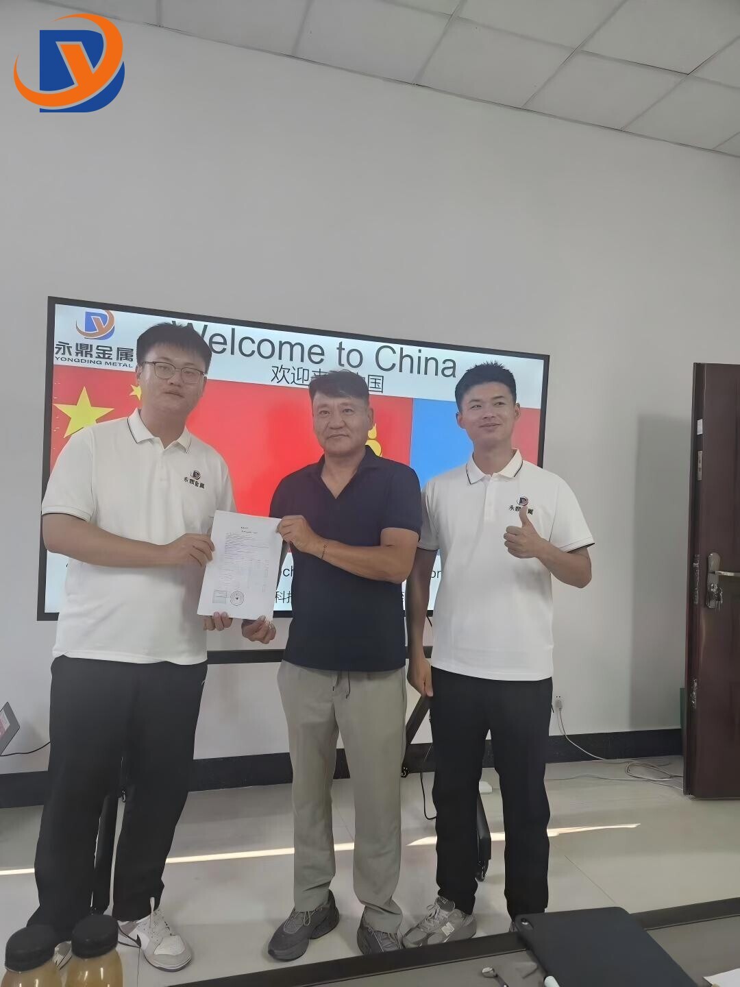 Yongding Metal Successfully Delivers Steel Pipes to Mongolian Customer — Strengthening Trust and Partnership