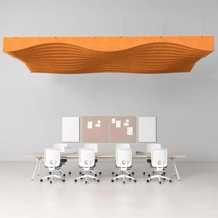 Sound baffles ceiling