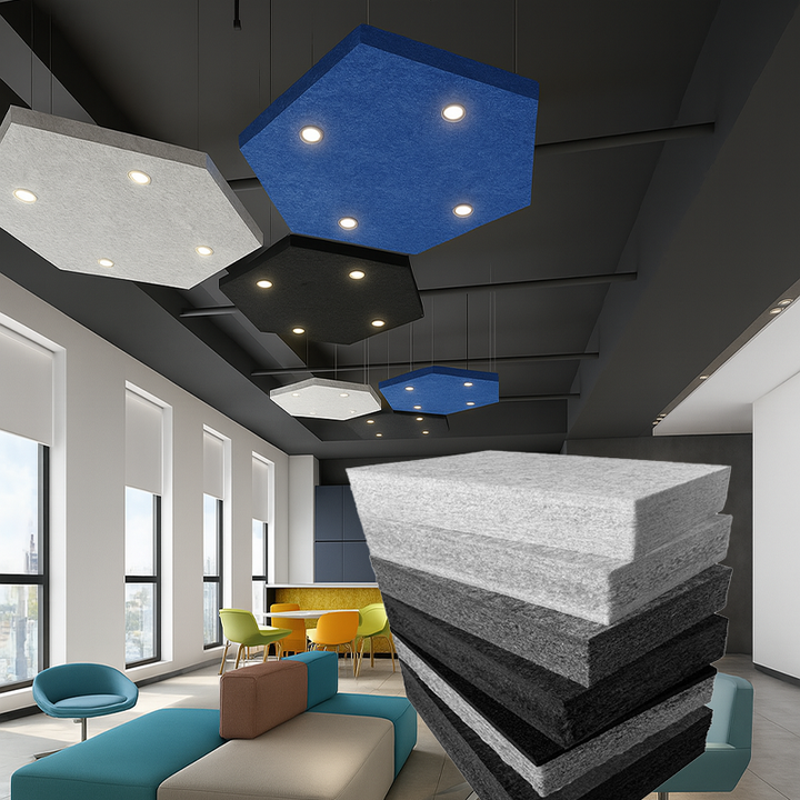 Acoustic ceiling rafts