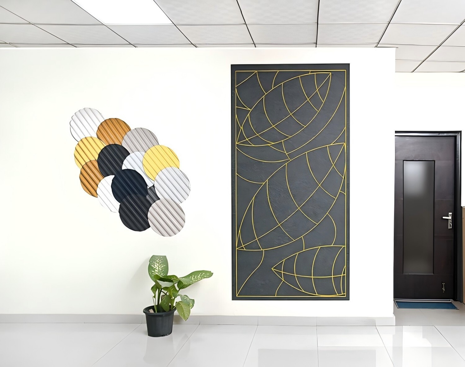 Selection and application of wall sound-absorbing materials.