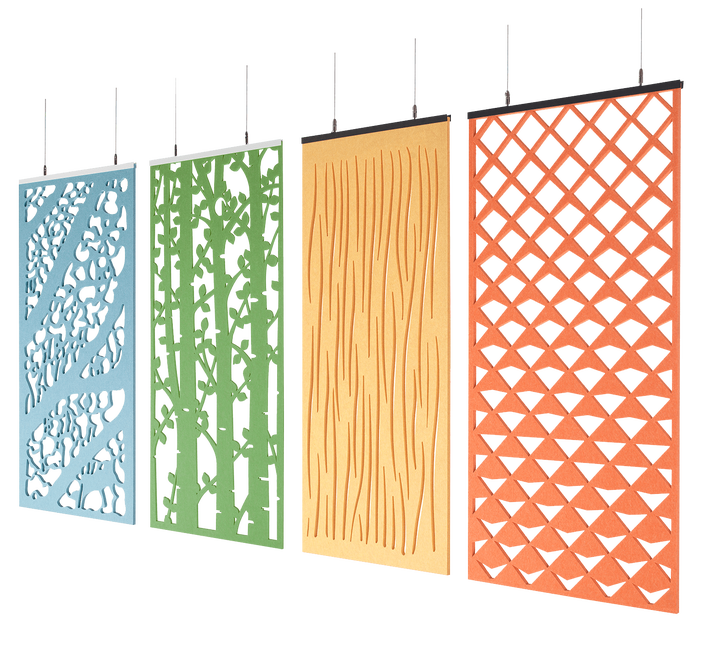 Free standing acoustic panels