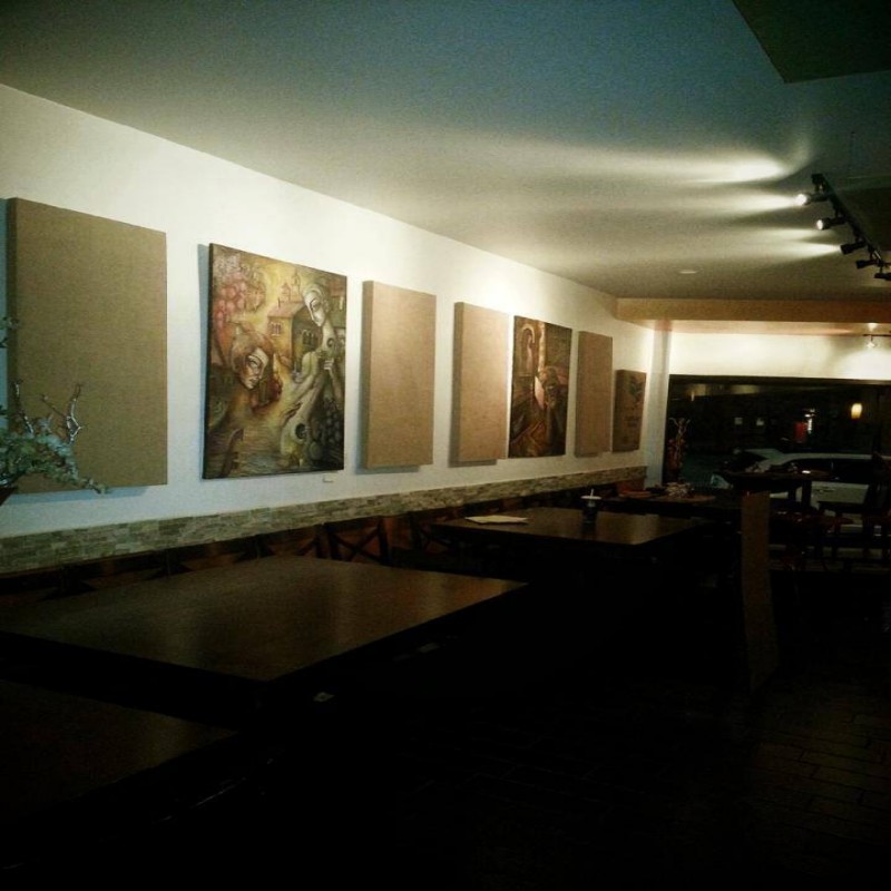 Sound absorbing canvas prints