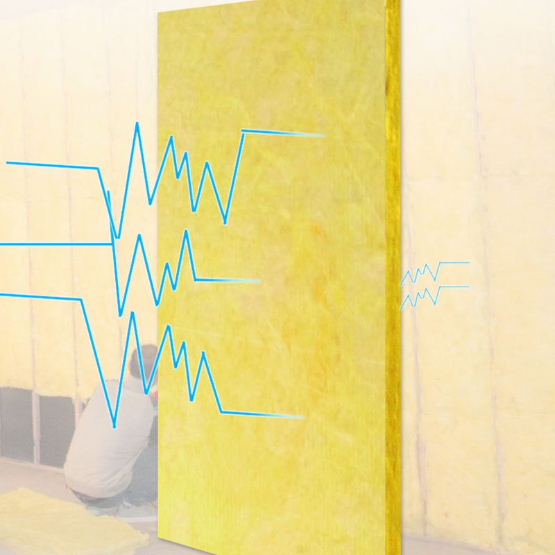 Can glass wool sound-absorbing panels really effectively absorb sound?