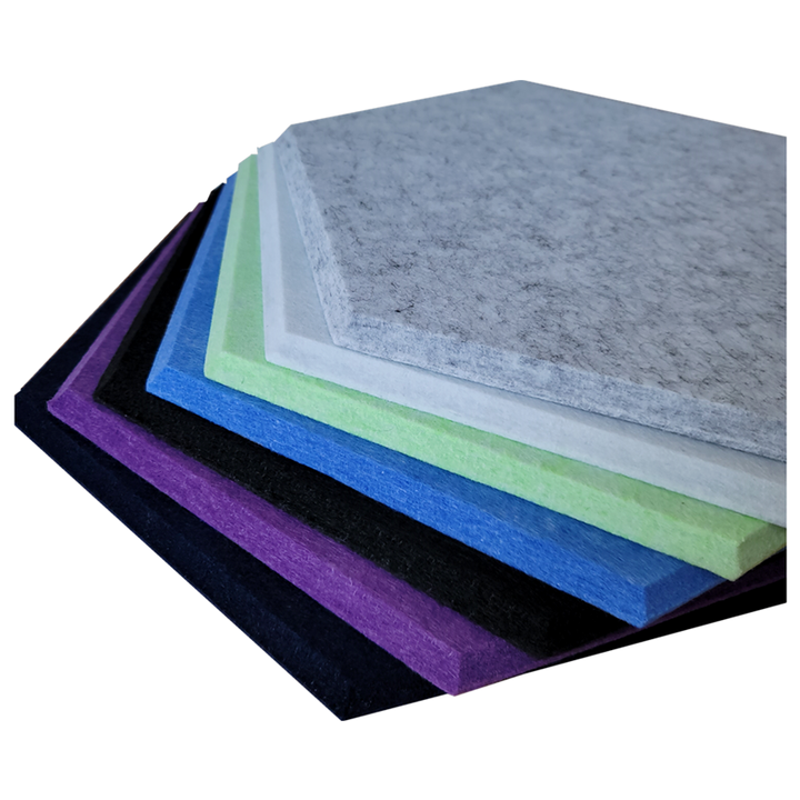 Hexagon acoustic panels design