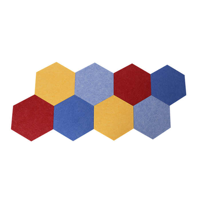 Acoustic hexagon panels