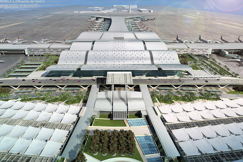 Qatar Hamad International Airport Phase B expansion project