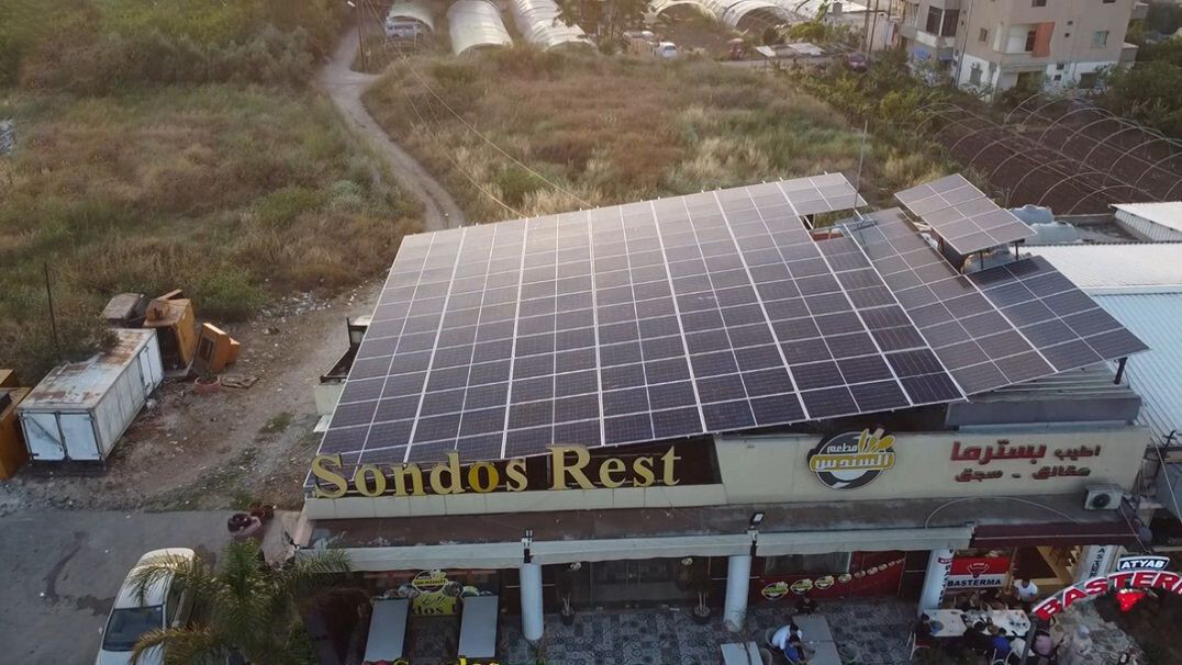 Sondos Restaurant 40kW Distributed Photovoltaic Power Station in Lebanon