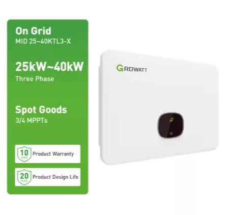 Advanced Growatt 25000W to 40000W Solar Inverter with Monitoring