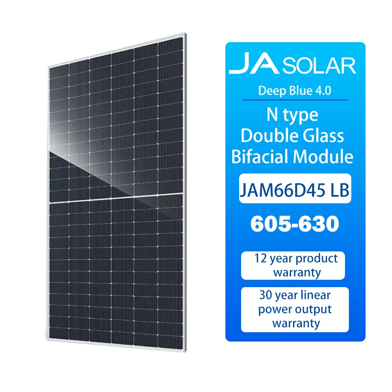 JA Solar Panel JAM66D45 LB 605-630W