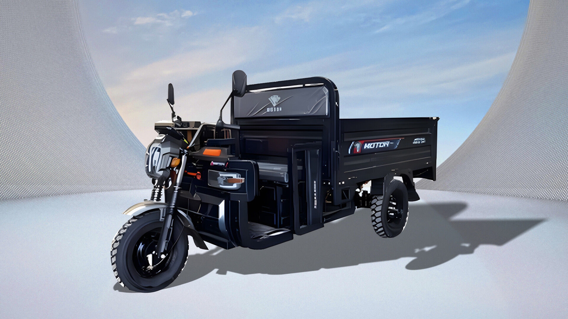 1.8×1.3mType-8Four-OpenHeavy-DutyTricycle (+RangeExtender)