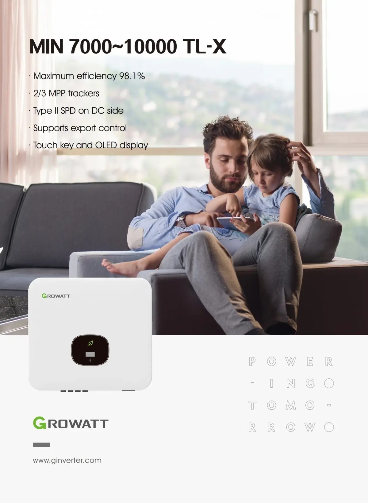 On grid PV inverter-Residential PV Inverter-MIN 7000-10000TL-XX2 1