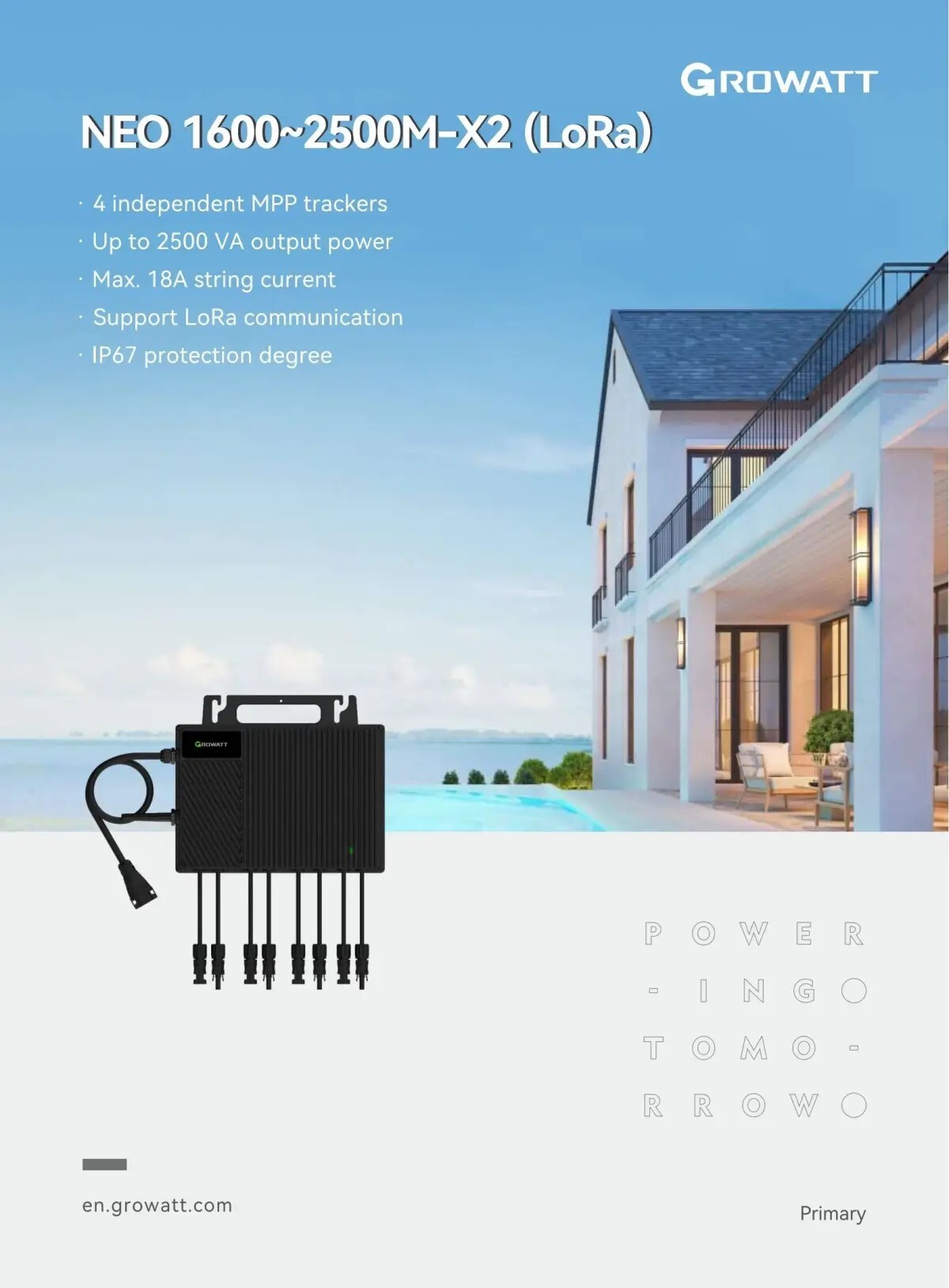 On grid PV inverter-Microinverter-NEO 1600-2500M-X2 1