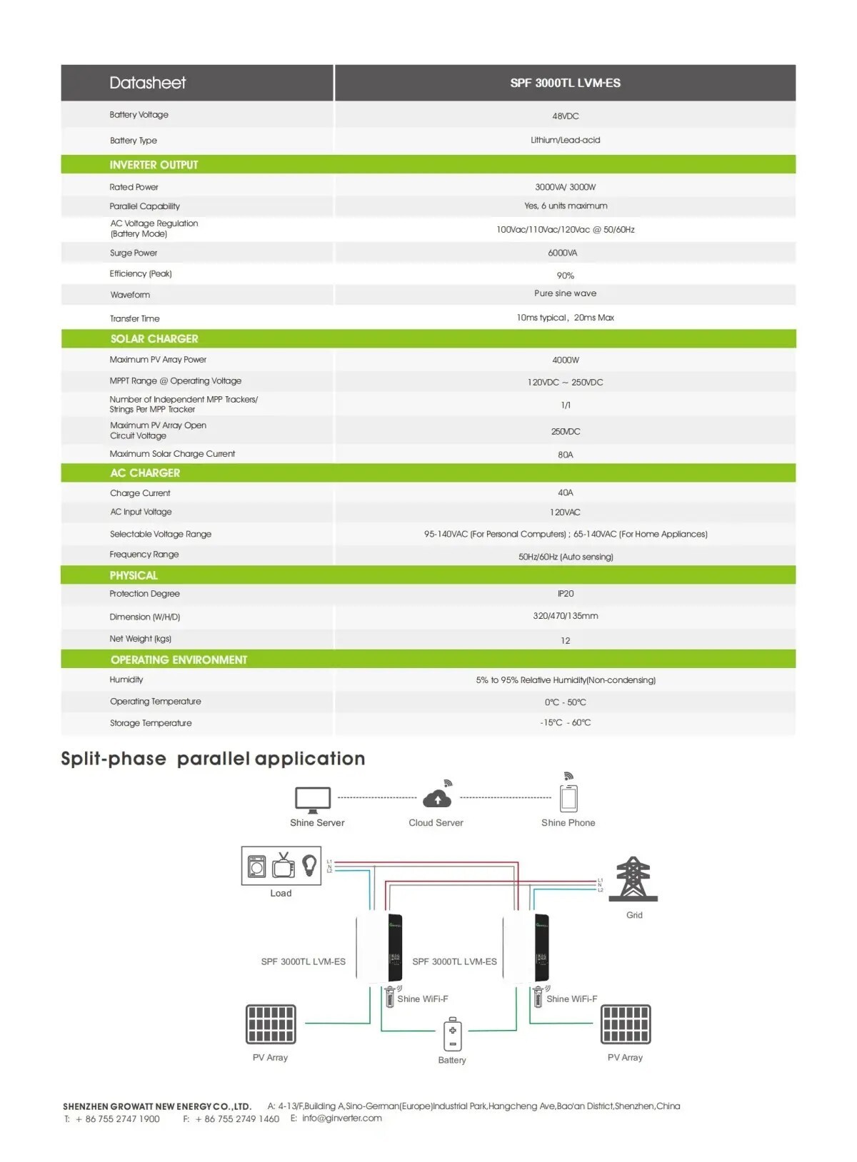 Off-Grid storage Inverter-Single Phase Off-Grid-SPF 3000TL LVM-ES 2