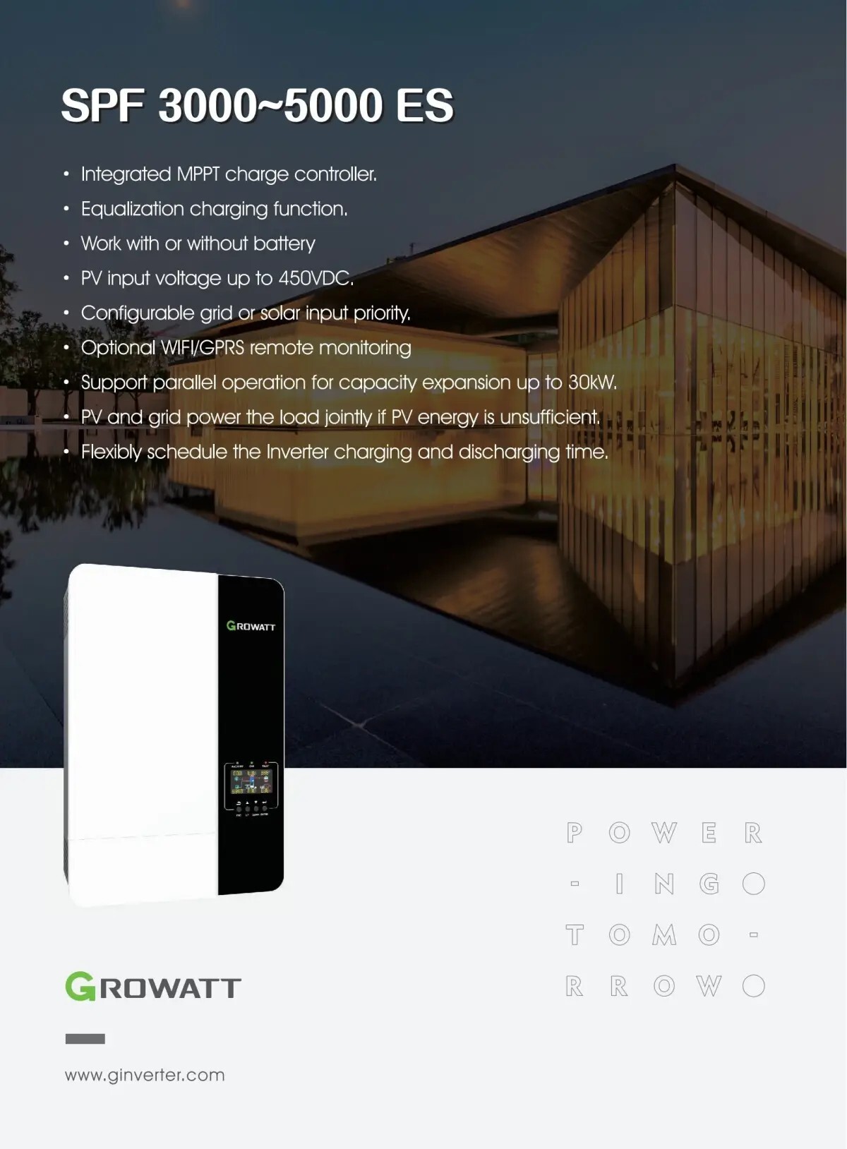 Off-Grid storage Inverter-Single Phase Off-Grid-SPF 3000-5000 ESES LITE 1