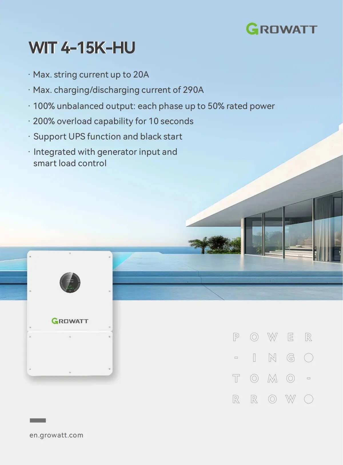 Hybrid inverter-Three Phase Hybrid-WIT 4-15K-HU 1