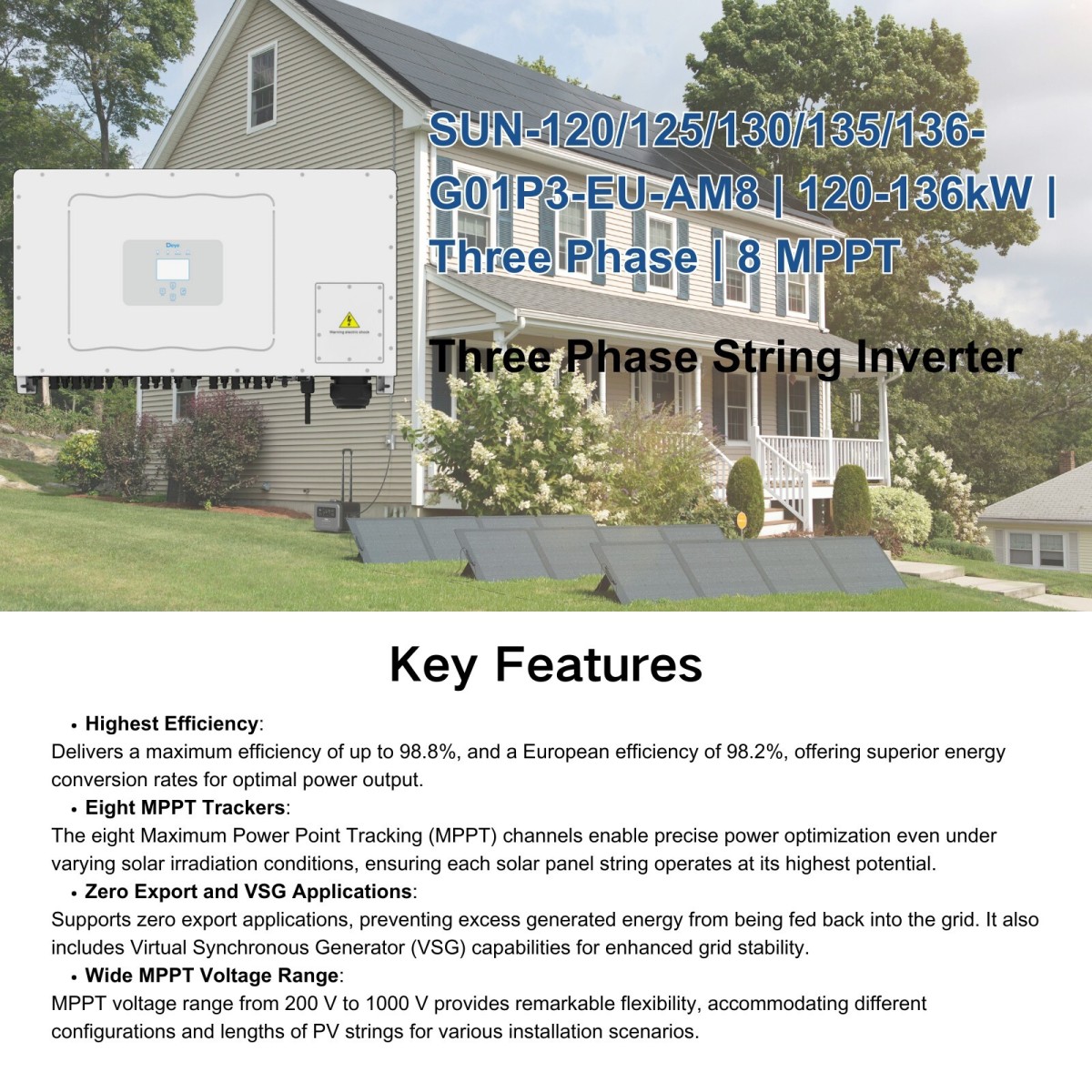 Deye SUN-120K-G01P3-EU-AM8 1