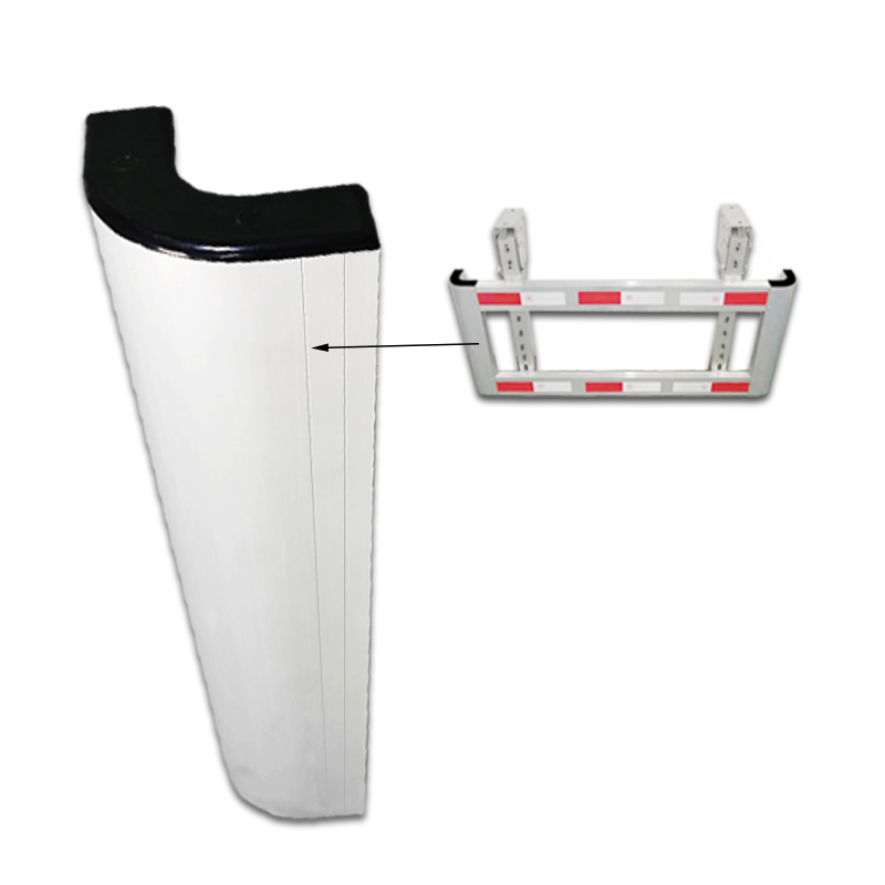 Side protection for refrigerated vehicles