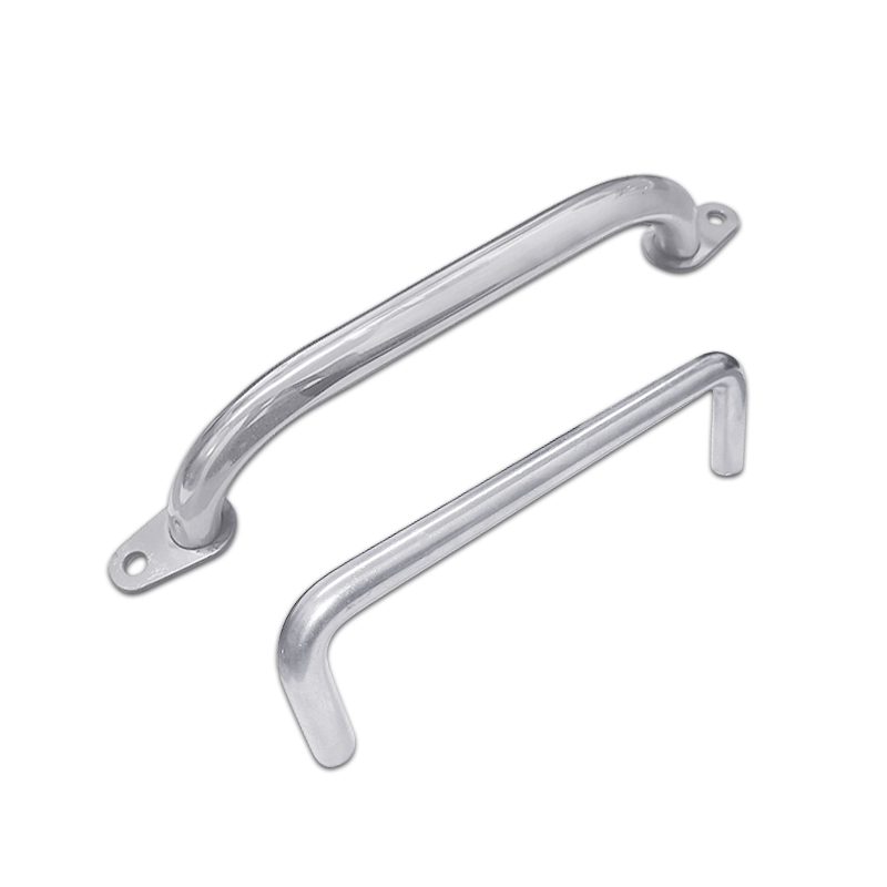 Refrigerated truck compartment handle