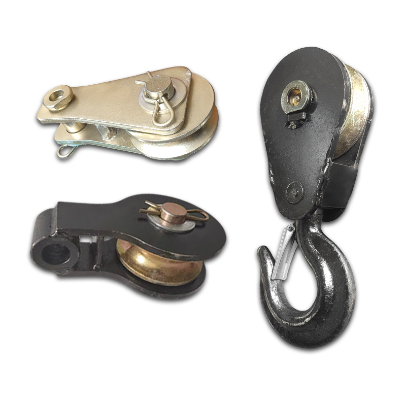 Clearance vehicle towing wire pulley