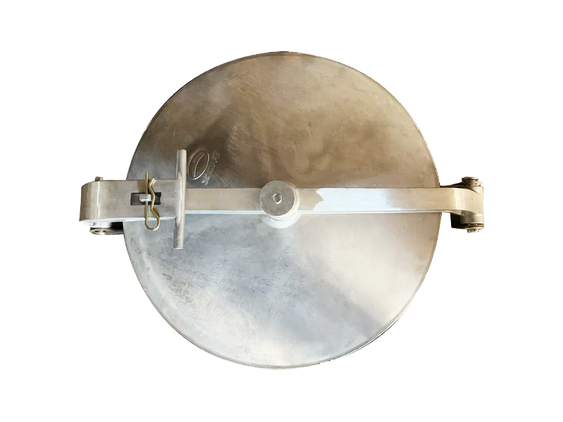 Tank truck manhole cover
