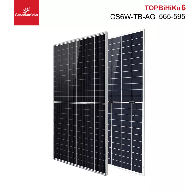 TOPBiHiKu6 N-type Bifacial TOPcon Technology 565 W~595 W