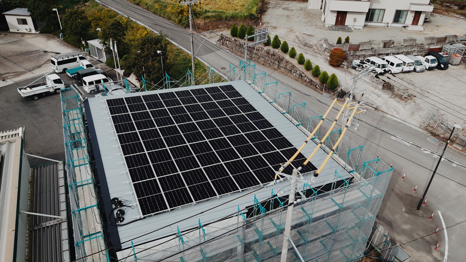 Japan SHOZEN 23.4 kW Anti Ash Roof Horizontal Photovoltaic Power Generation Project