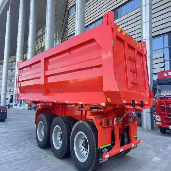 Axle rear dump traile