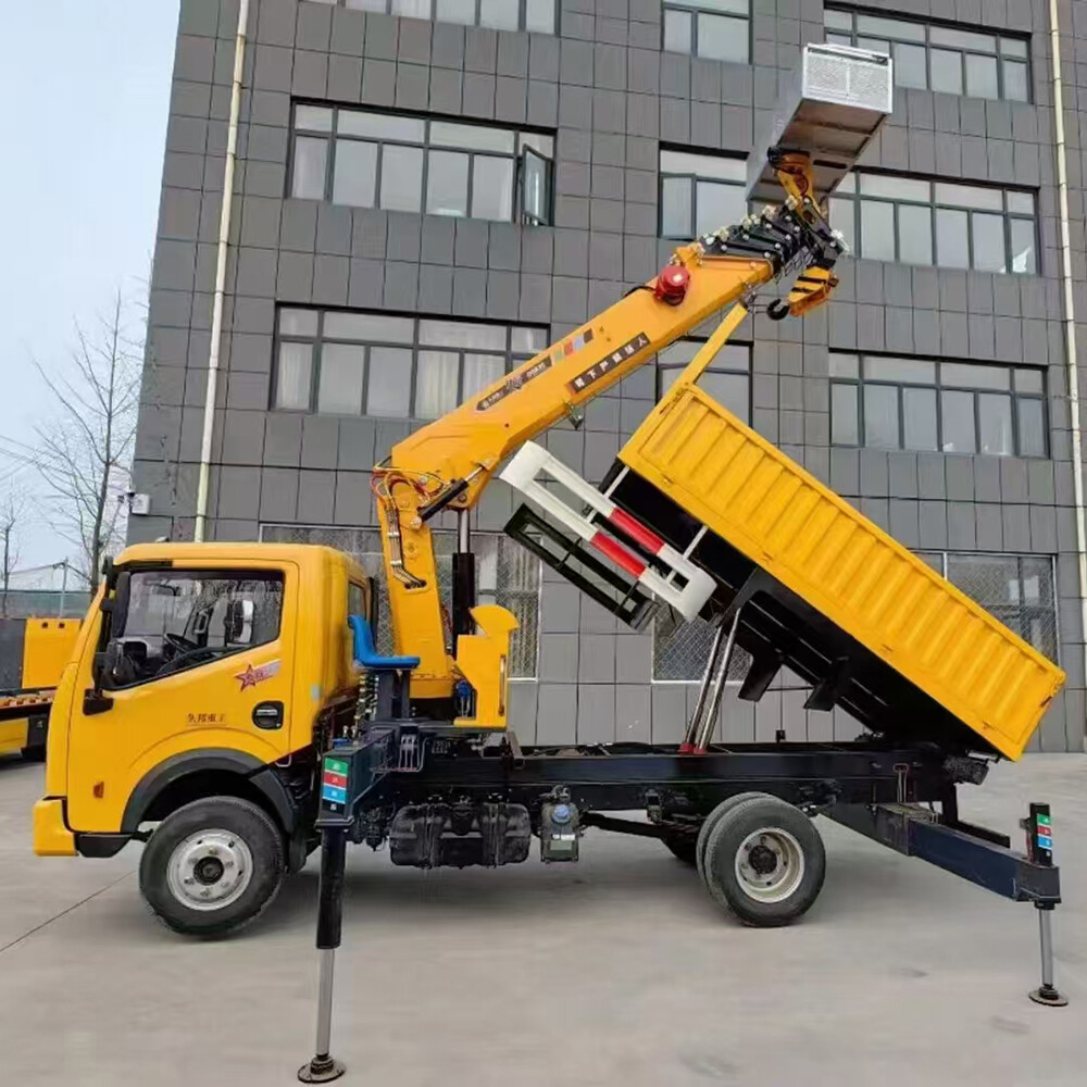 Foton Pilot M5 blue-plate truck-mounted crane