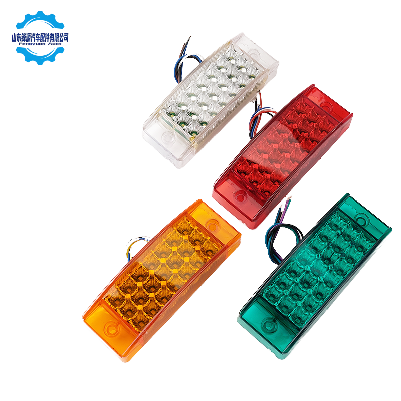 Feu de côté LED pour camion 12V/24V, feu de signalisation pour remorque, feu de gabarit pour bateau, accessoires d'éclairage pour voiture 12V Feu de côté LED pour camion 12V/24V, feu de signalisation pour remorque, feu de gabarit pour bateau, accessoires d'éclairage pour voiture 12V