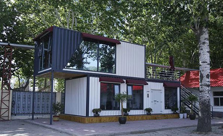 Two-story container house