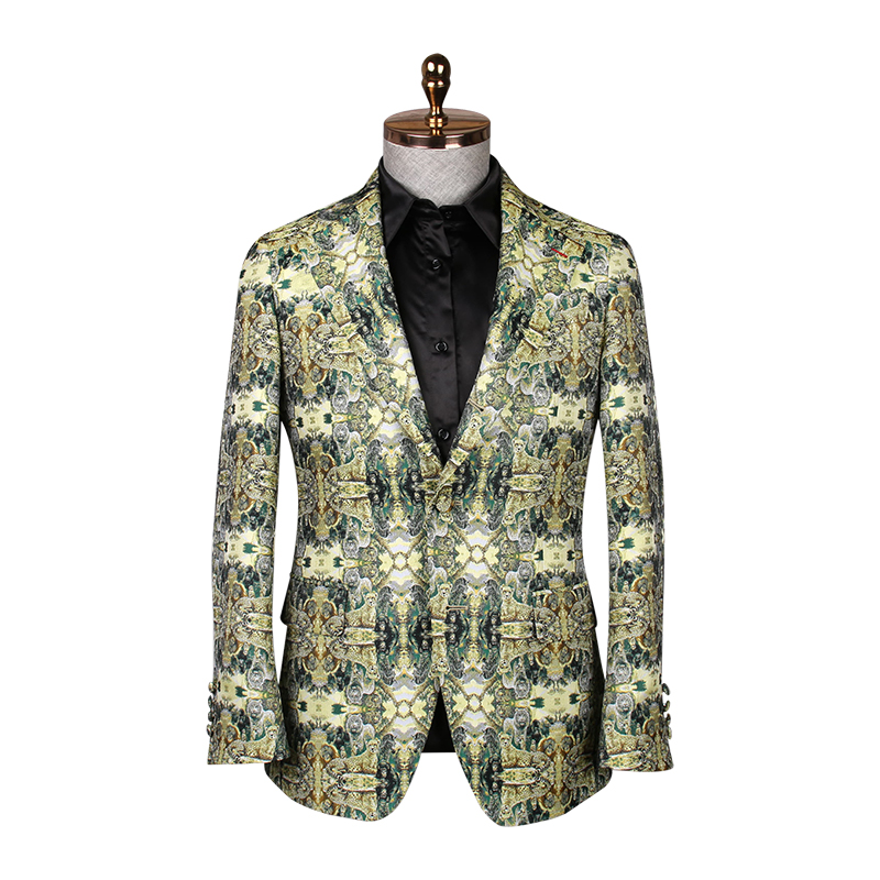 Fashion boutique colorful suit jacket