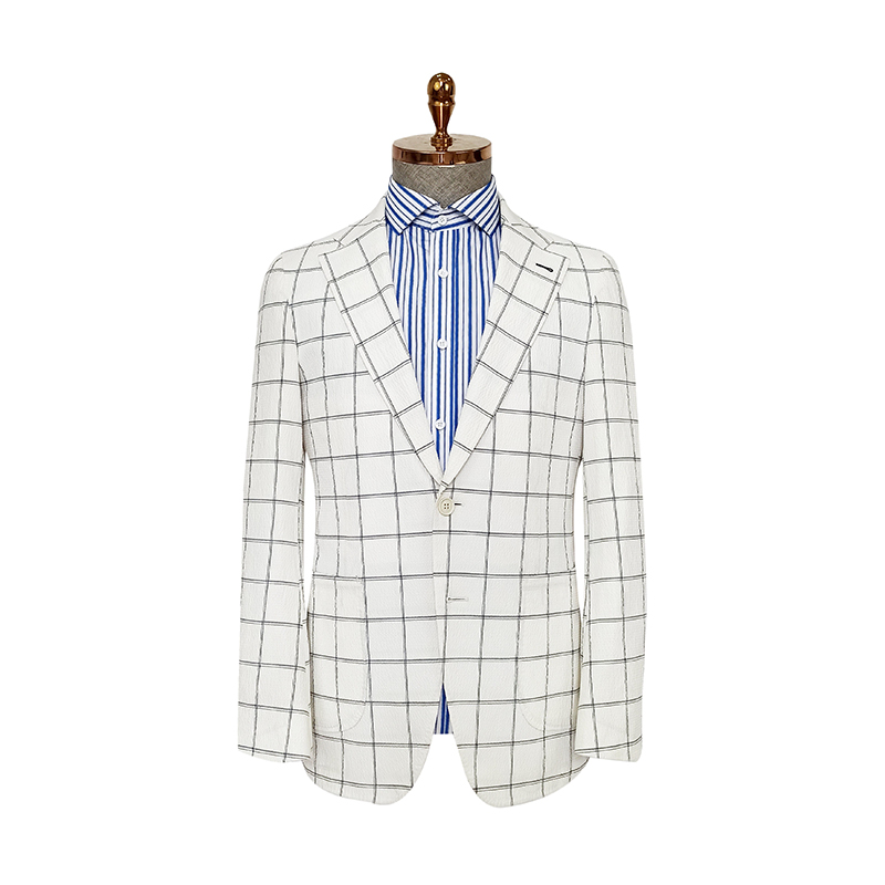 Tailor-made men's suits, casual plaid men's suits, suit jackets