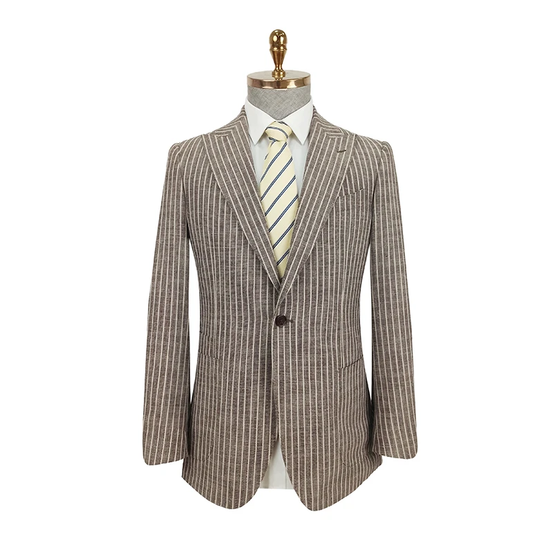 Tailor-made single button high quality men's suit jacket