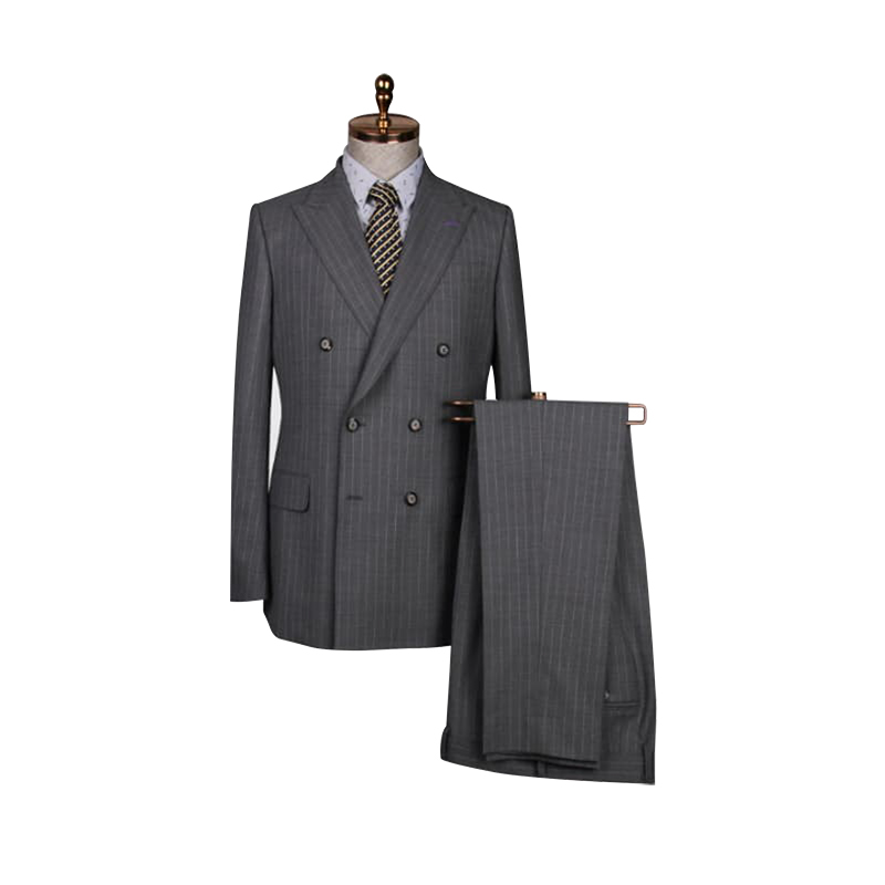 Double-breasted men's business suits