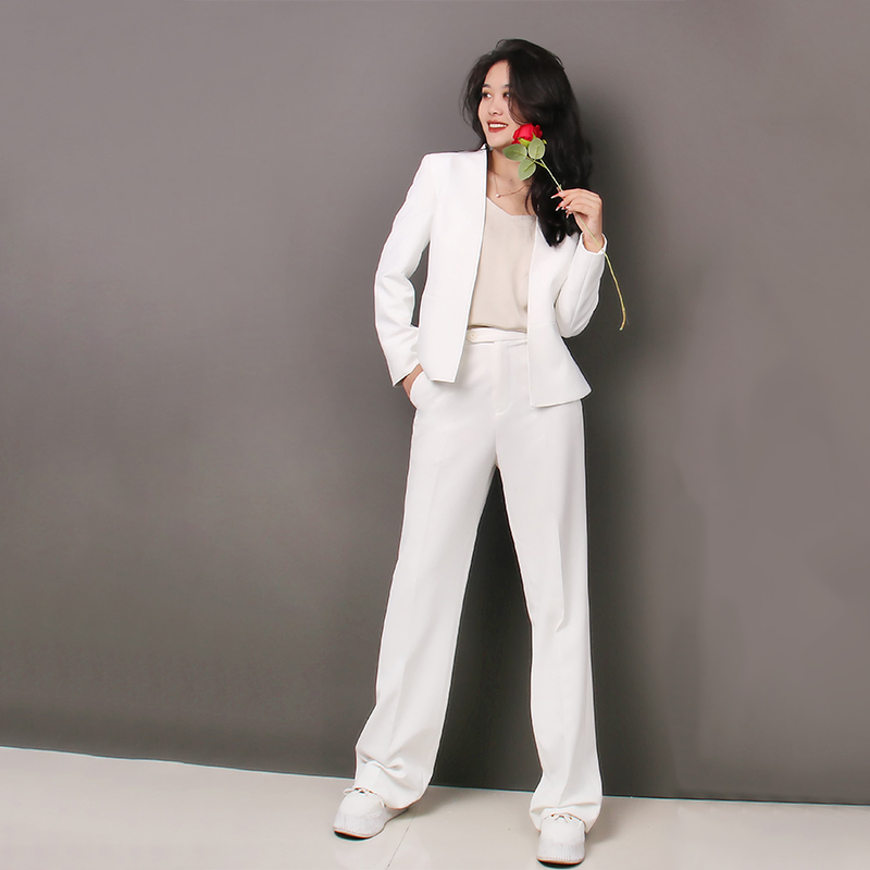 Fashion two piece suits for women business formal ladies suits